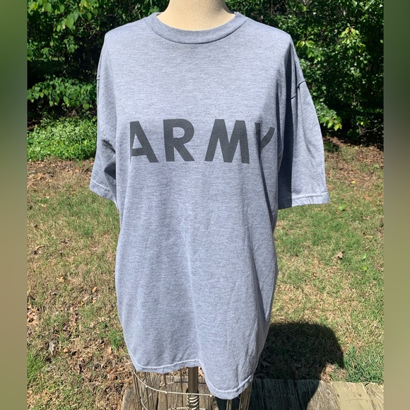 Vintage Short Sleeve Army Shirt with Reflective Decals - Picture 5 of 11